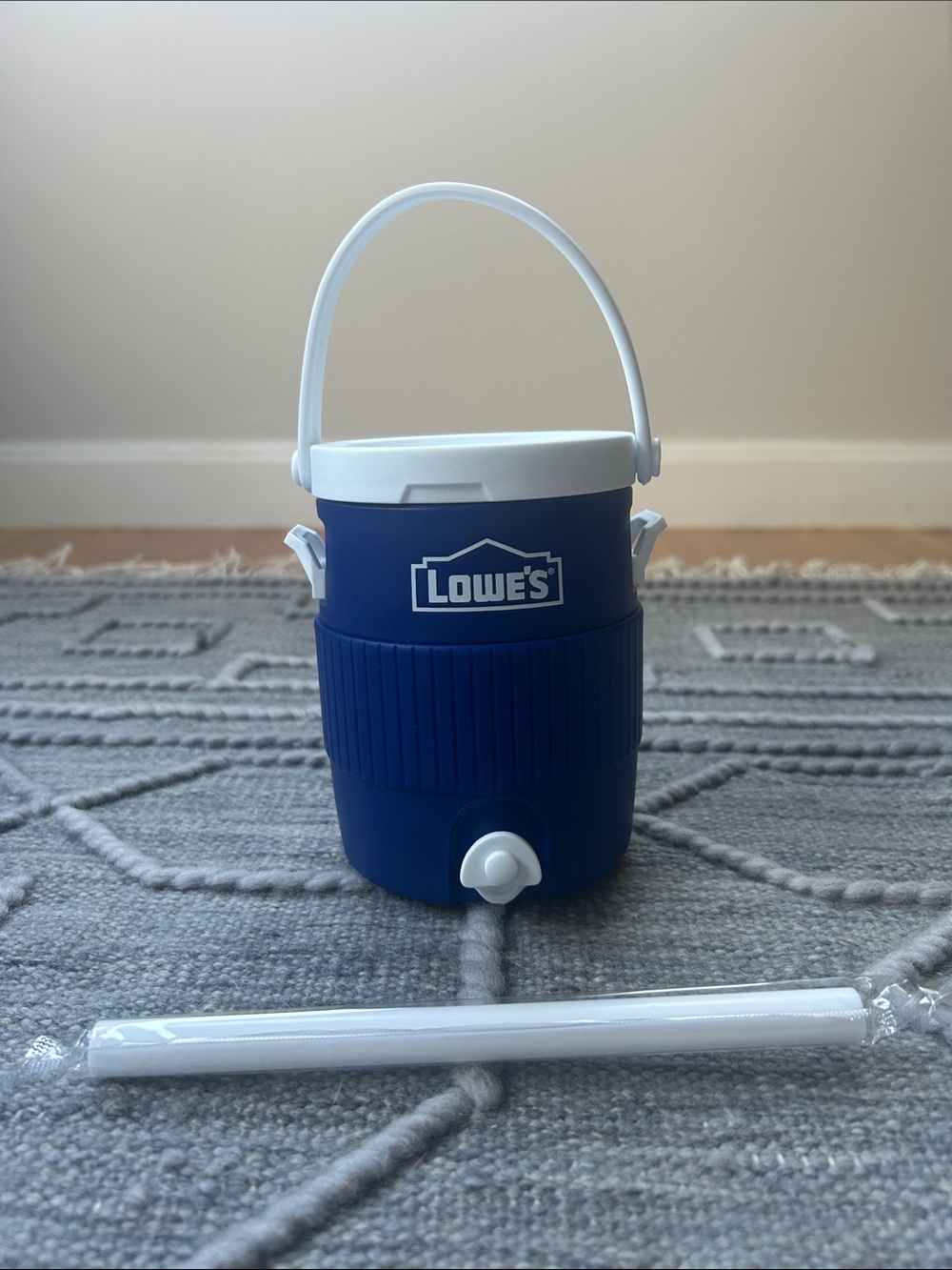 NWT Lowe’s Mini Cooler Cup with Straw